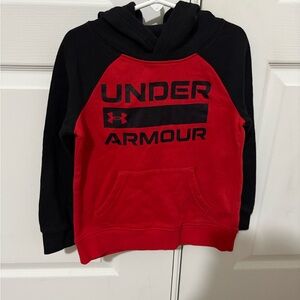 Under Armour Kids Hoodie in Red and Black